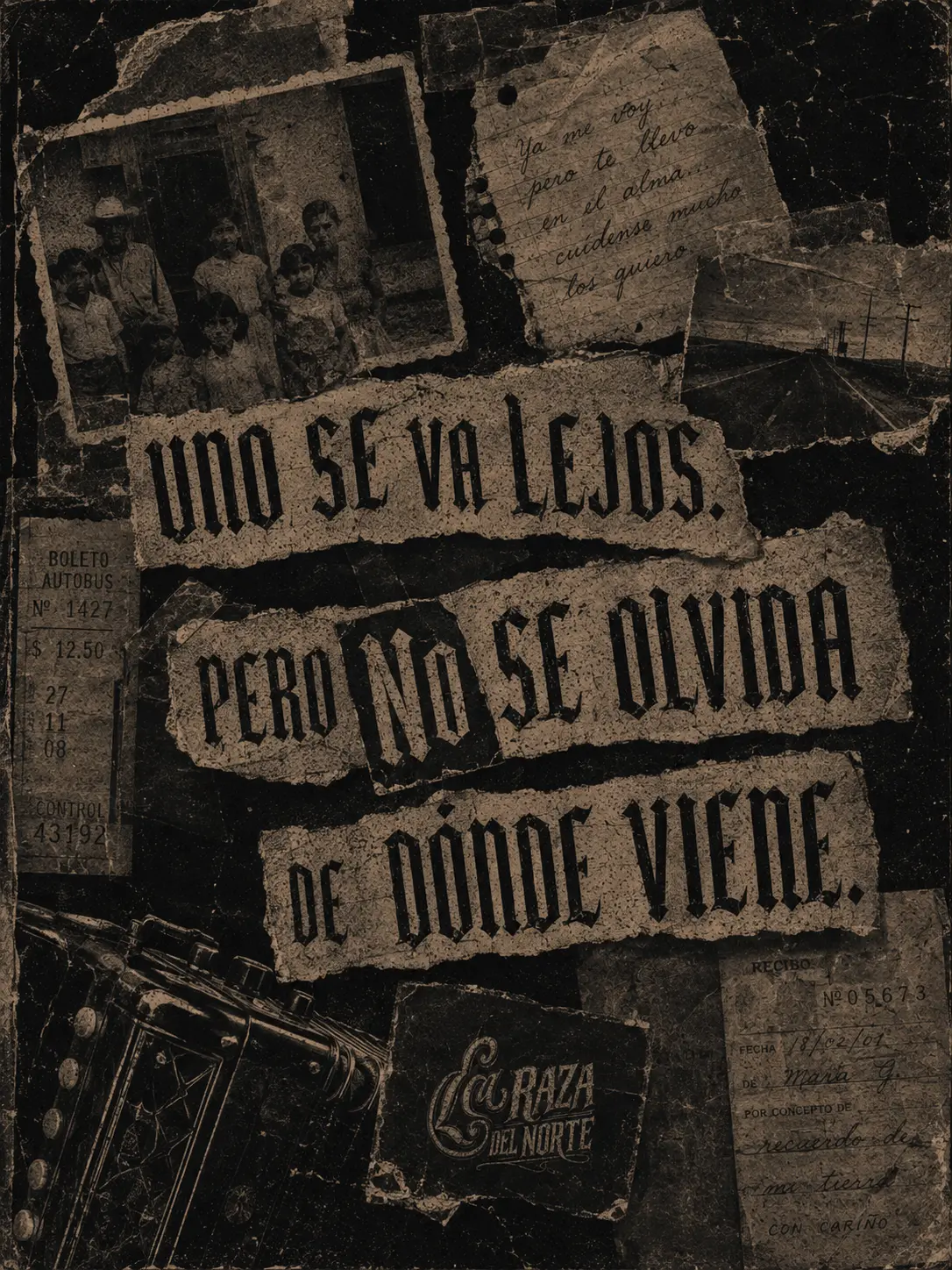 Póster — Uno se va lejos, pero no se olvida de dónde viene.