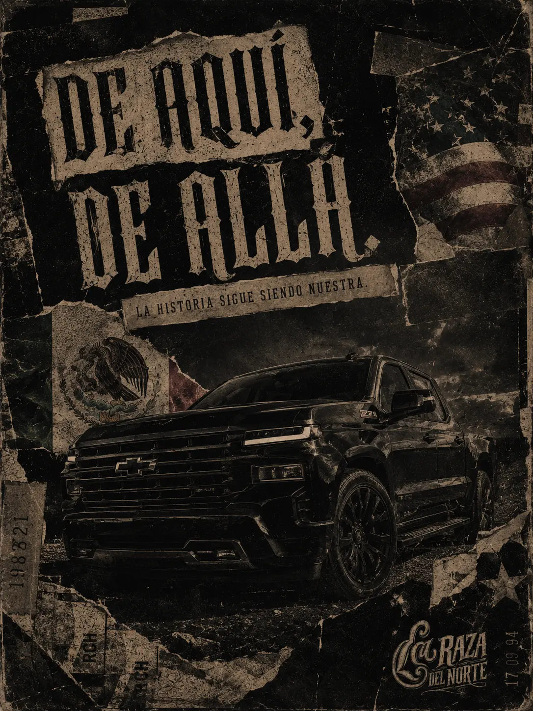 Póster — De aquí, de allá. La historia sigue siendo nuestra.